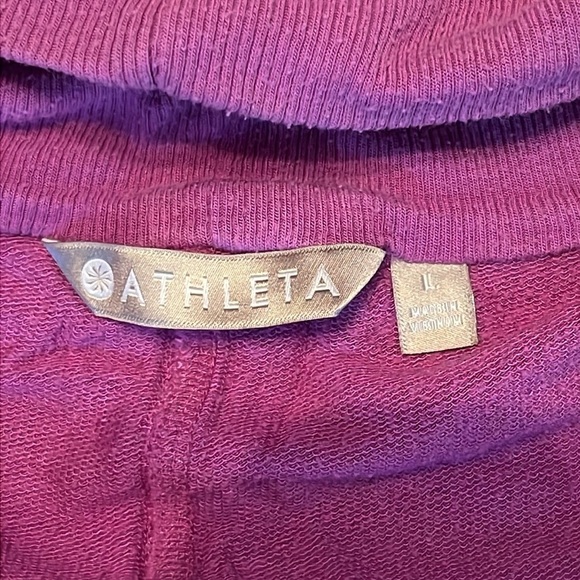Athleta Pranayama Wrap Victorian Berry Size L - Picture 10 of 13